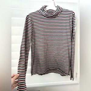 Madewell striped turtleneck